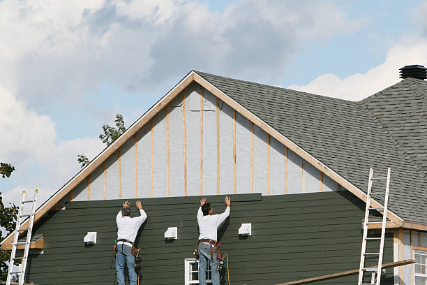 Professional Wood Siding technician working in Scottsville, NY